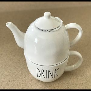 Rae Dunn Rare HTF ghost/blank stackable